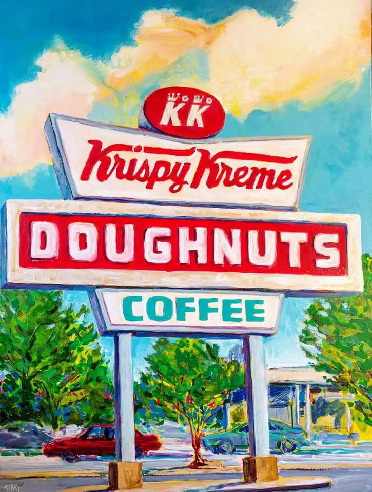 "Krispy Kreme, Doughnuts, Coffee" - Mid-Century ...